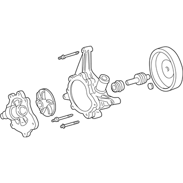 Lincoln LS Water Pump - 6U2Z-8501-E