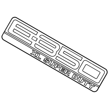 Ford 9C2Z-1542528-GA Nameplate