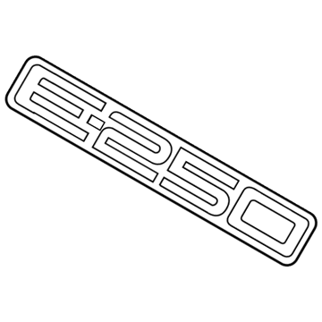 Ford 9C2Z-1542528-C Nameplate