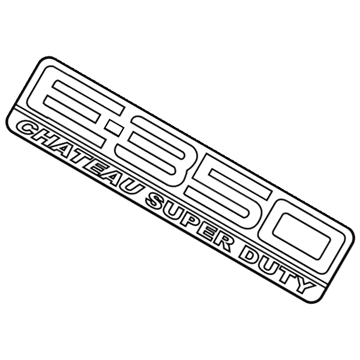 Ford 6C2Z-1542528-KA Nameplate