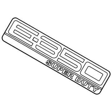 Ford 9C2Z-1542528-DA Nameplate