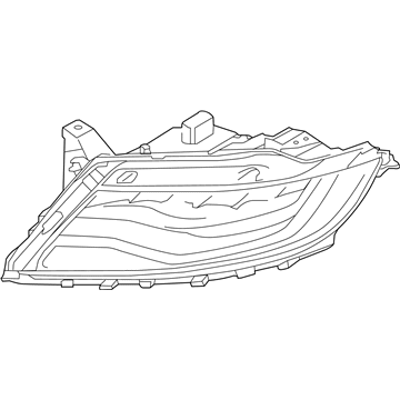 Lincoln GA1Z-13008-D Headlamp Assembly