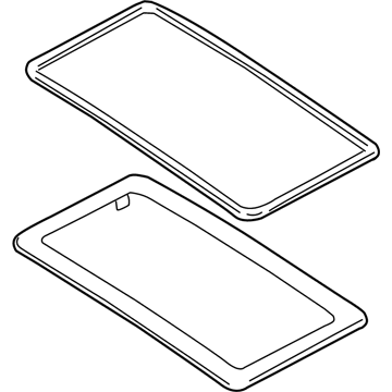 Ford 5L8Z-7850054-AA Sunroof Glass