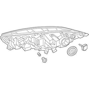 Ford KT1Z-13008-AE Headlamp Assembly