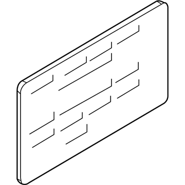 Lincoln XW4Z-8653-BA Warning Label