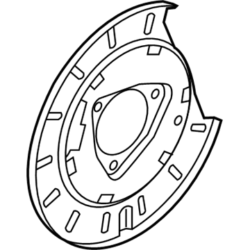 Lincoln DE9Z-2C028-A Splash Shield