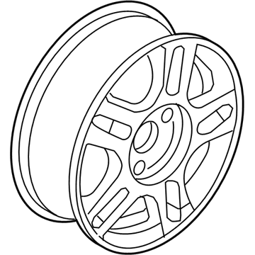 Mercury 3F2Z-1007-BA Wheel, Alloy