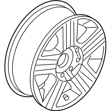 Mercury 6F2Z-1007-K Wheel, Alloy