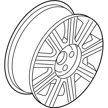 Mercury 6F2Z-1007-JA Wheel, Alloy