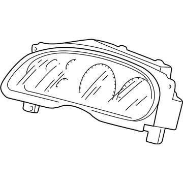 2000 Ford Excursion Instrument Cluster - XC3Z-10849-KA