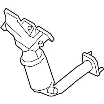 2012 Ford Fusion Catalytic Converter - 9E5Z-5G232-A