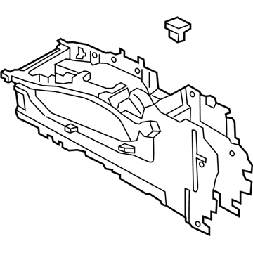 Lincoln Nautilus Center Console Base - JA1Z-58045A36-AA