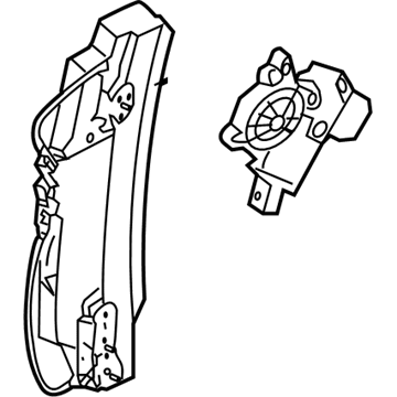 Lincoln 8A5Z-5427008-B Window Regulator