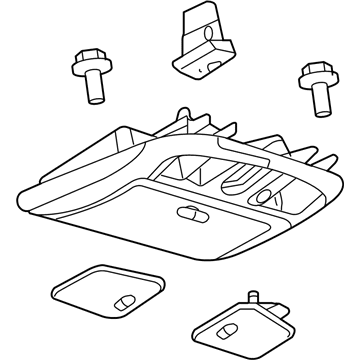 Mercury 6N7Z-54519A70-AAA Overhead Console