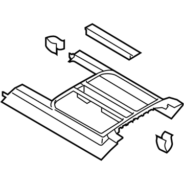 Ford JL3Z-15045A76-EA PANEL Assembly - CONSOLE