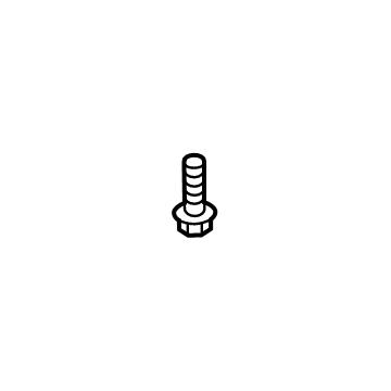 Lincoln -W719753-S451 Lower Column Cover Screw