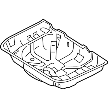 Ford 8A4Z-7447043-A Rear Floor Pan