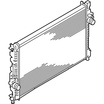 Ford EJ7Z-8005-C Radiator Assembly