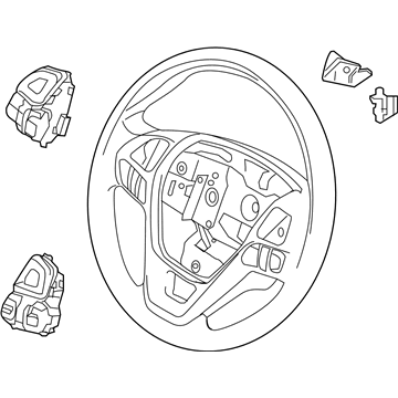 Ford FB5Z-3600-HA Steering Wheel Assembly