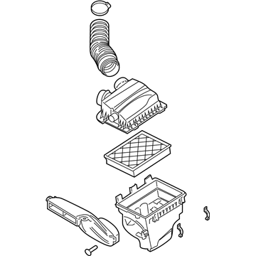 Lincoln HP5Z-9600-A Air Cleaner Assembly