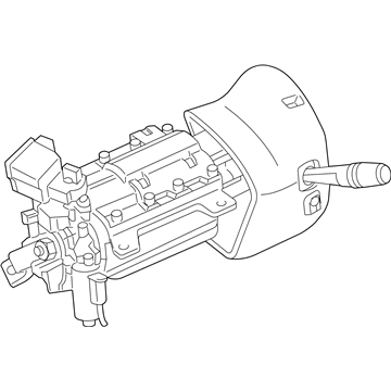 2011 Lincoln Town Car Steering Column - 9W1Z-3C529-C