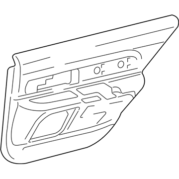 Ford 6F9Z-7427406-AA Door Trim Panel