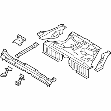 Ford PR3Z-6311160-A Center Floor Pan