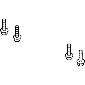 Ford -W505466-S439 Transmission Support Bolt