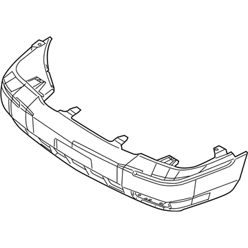 Mercury Grand Marquis Bumper - 9W3Z-17D957-BAPTM