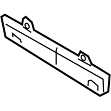 Mercury F8MZ-17A385-AA License Bracket