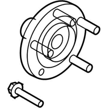 Lincoln 7T4Z-1104-A Front Hub