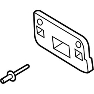 Ford GD9Z-17A385-AA Bracket - License Plate