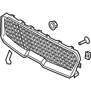 Ford GD9Z-8200-AA Grille Assembly - Radiator