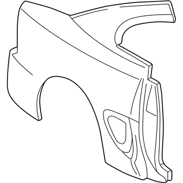 Ford XR3Z-6327840-BA Quarter Panel