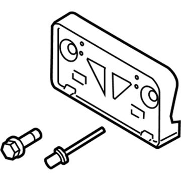 Ford 7T4Z-17A385-AA License Bracket