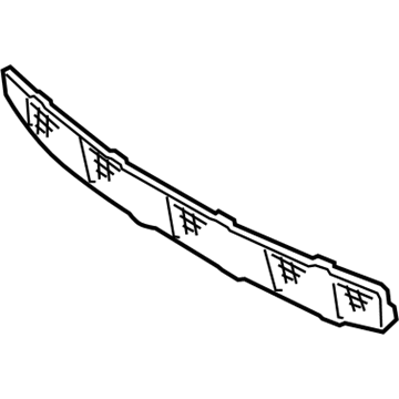 Ford 7T4Z-17K945-A Bumper Grille