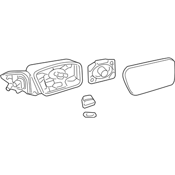 Mercury 9E5Z-17683-B Mirror Assembly