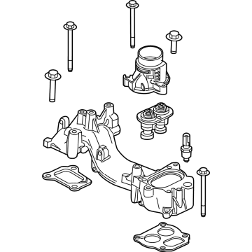 2023 Ford F-250 Super Duty Thermostat Housing - LC3Z-8C368-D