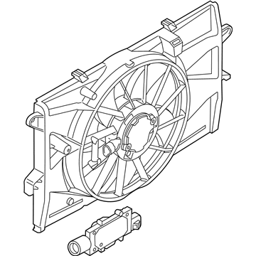 Lincoln MKS Cooling Fan Assembly - DG1Z-8C607-K