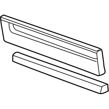 2005 Ford Freestar Door Moldings - 4F2Z-1725556-CAPTM