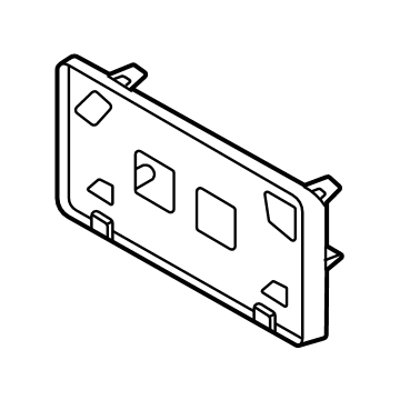 Ford ML3Z-17A385-BB License Mount