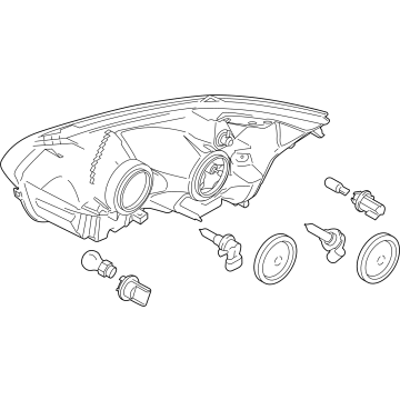 Ford CK4Z-13008-L Headlamp Assembly