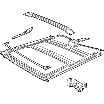 Lincoln 7L3Z-1651070-B Frame Assembly