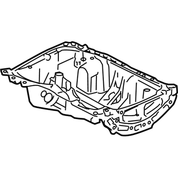 Mercury 3M4Z-6675-AA Oil Pan