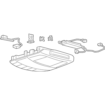 Lincoln GD9Z-54519A70-EAA Overhead Console