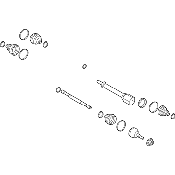 Ford EJ7Z-3B436-E Front Axle Shaft