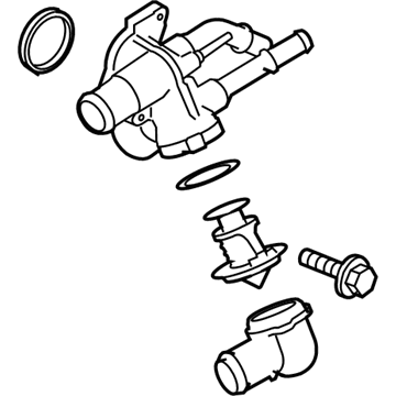 Lincoln AT4Z-8A586-C Thermostat Housing