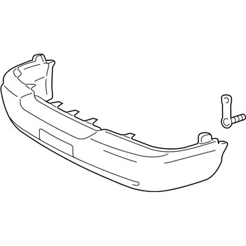 2005 Mercury Grand Marquis Bumper - 3W3Z-17D957-BA