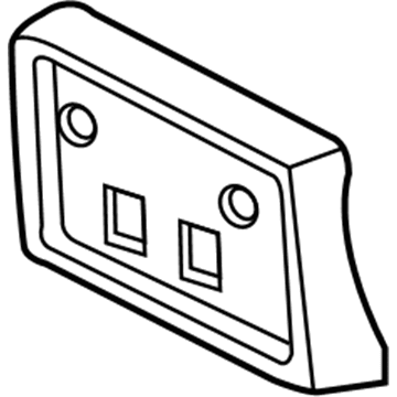 Mercury 6W7Z-17A385-AA License Bracket