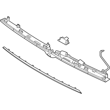 Lincoln LC5Z-13B482-E Rear Molding